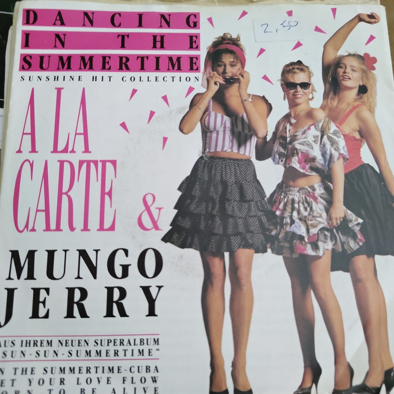 A La Carte & Mungo Jerry - Dancing In The Summertime CD, Ophalen of Verzenden, Zo goed als nieuw, 7 inch, Pop