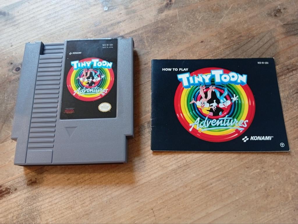 Tiny Toon Adventures NTSC US - Perfecte staat, 1 speler, Ophalen of Verzenden, Zo goed als nieuw, Vanaf 3 jaar