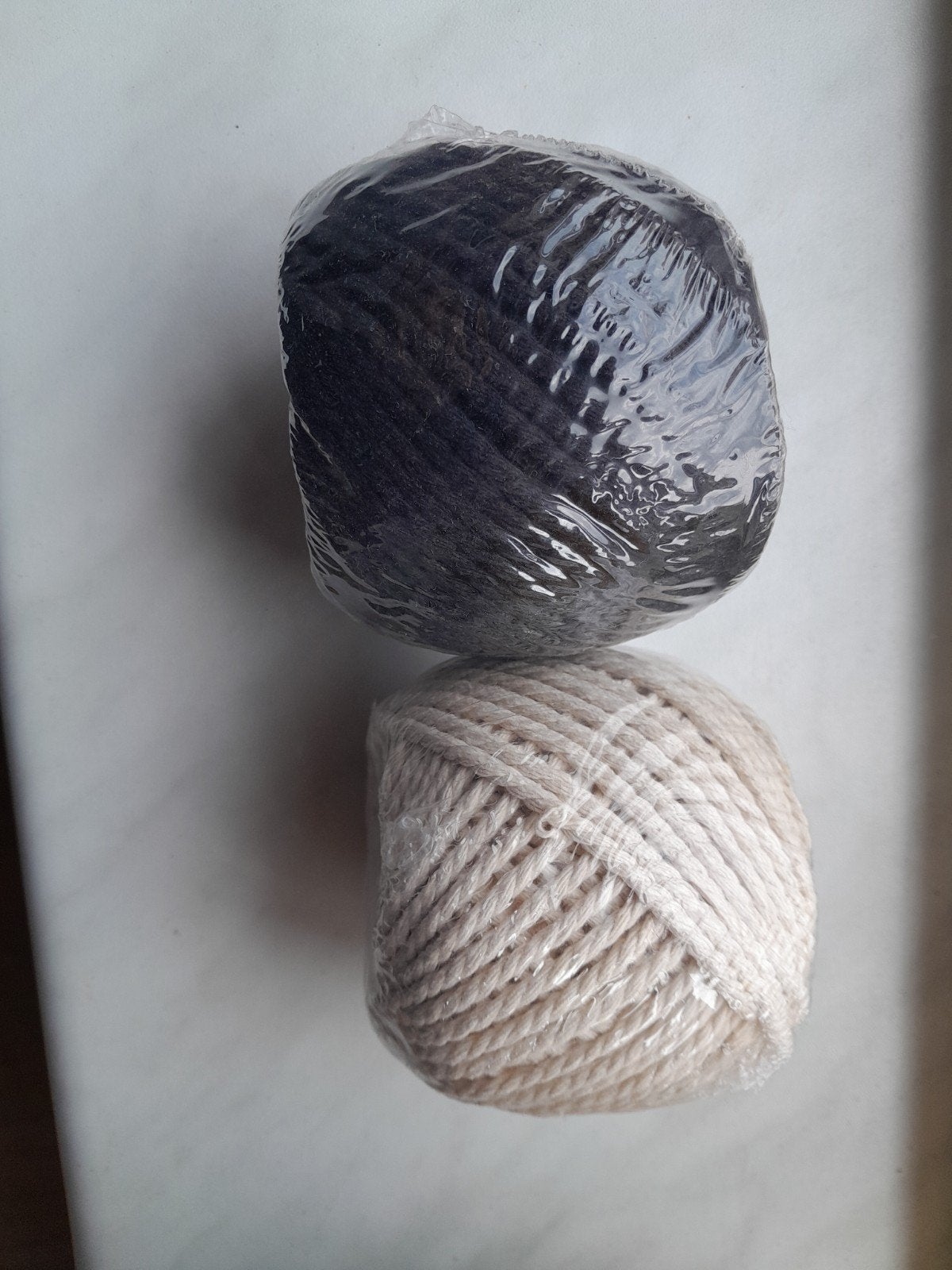 Macrame katoen 2 bollen van 45 meter, Ophalen of Verzenden, Nieuw, Breien of Haken, Wol of Garen