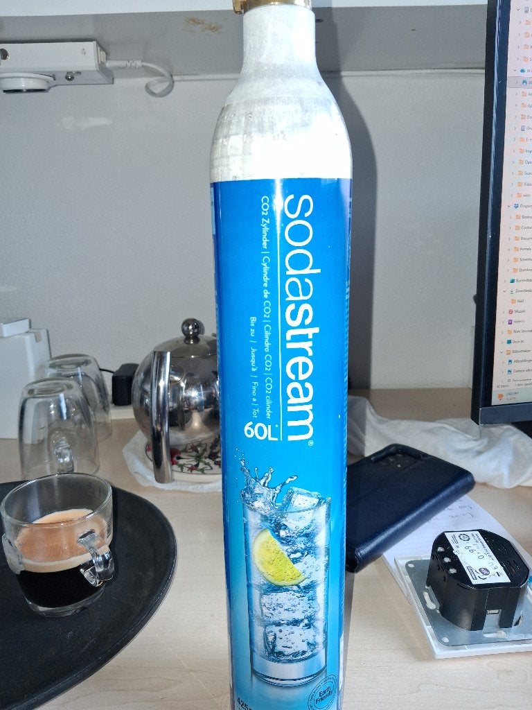 sodastream fles, Witgoed en Apparatuur, Ophalen of Verzenden, Gebruikt