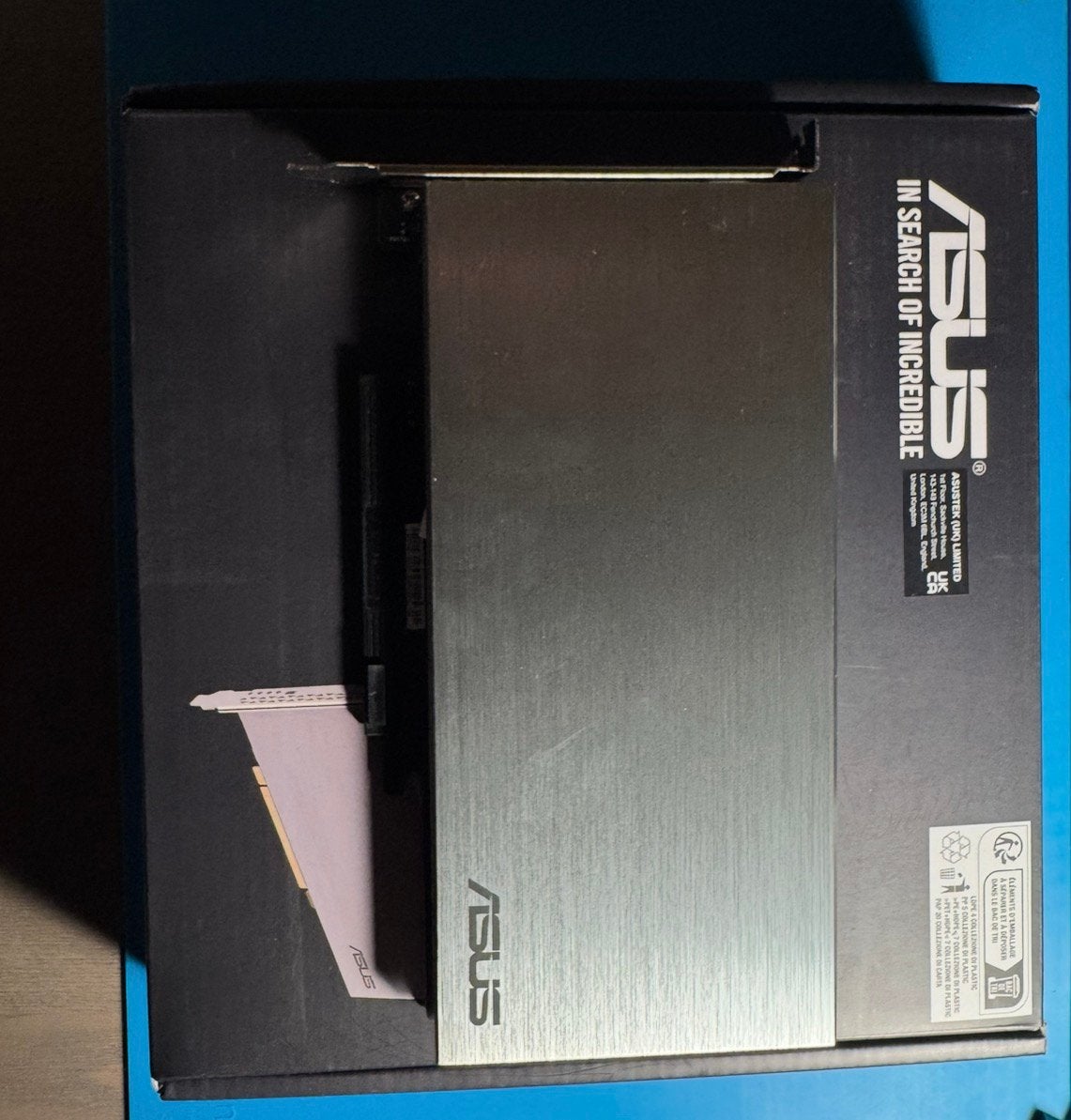 4TB M.2. NVME in een ASUS HYPER M.2 X16 CARD V2, Computers en Software, Intern, SSD, Ophalen of Verzenden, Zo goed als nieuw
