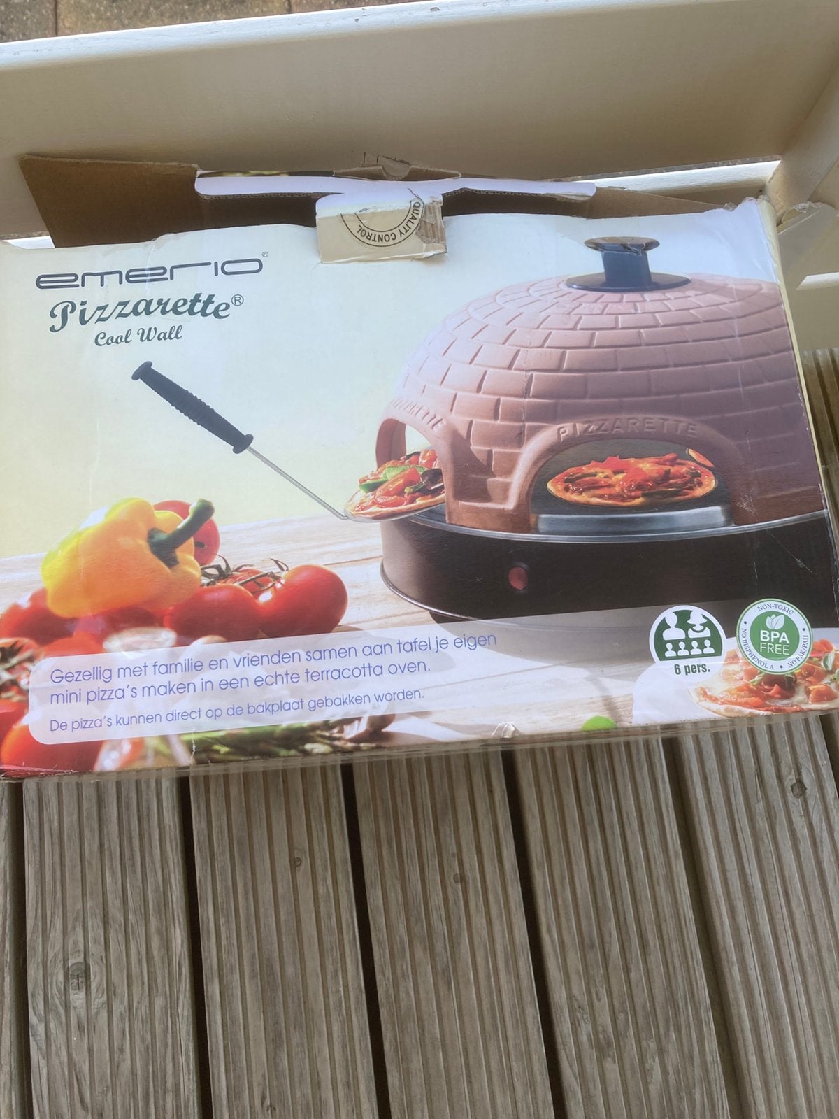 Pizzarette, Witgoed en Apparatuur, Gourmetstellen, Ophalen of Verzenden, Zo goed als nieuw, 4 t/m 7 personen