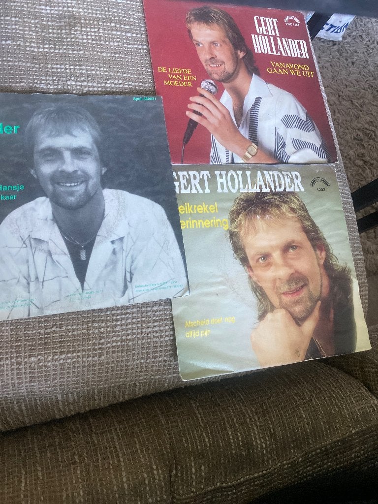 Gert Hollander singles - Ook los te koop!, Gebruikt, 7 inch, Ophalen of Verzenden, EP