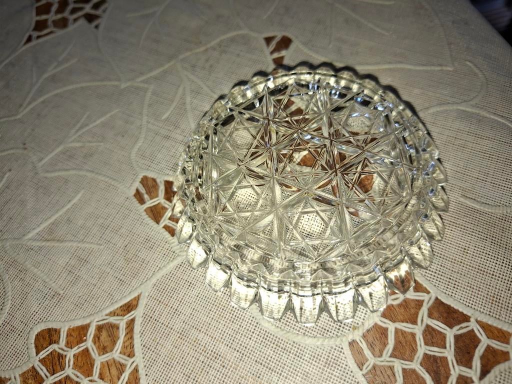 Kristallen onderzetters 12 stuks, Ophalen of Verzenden, Glas of Kopje