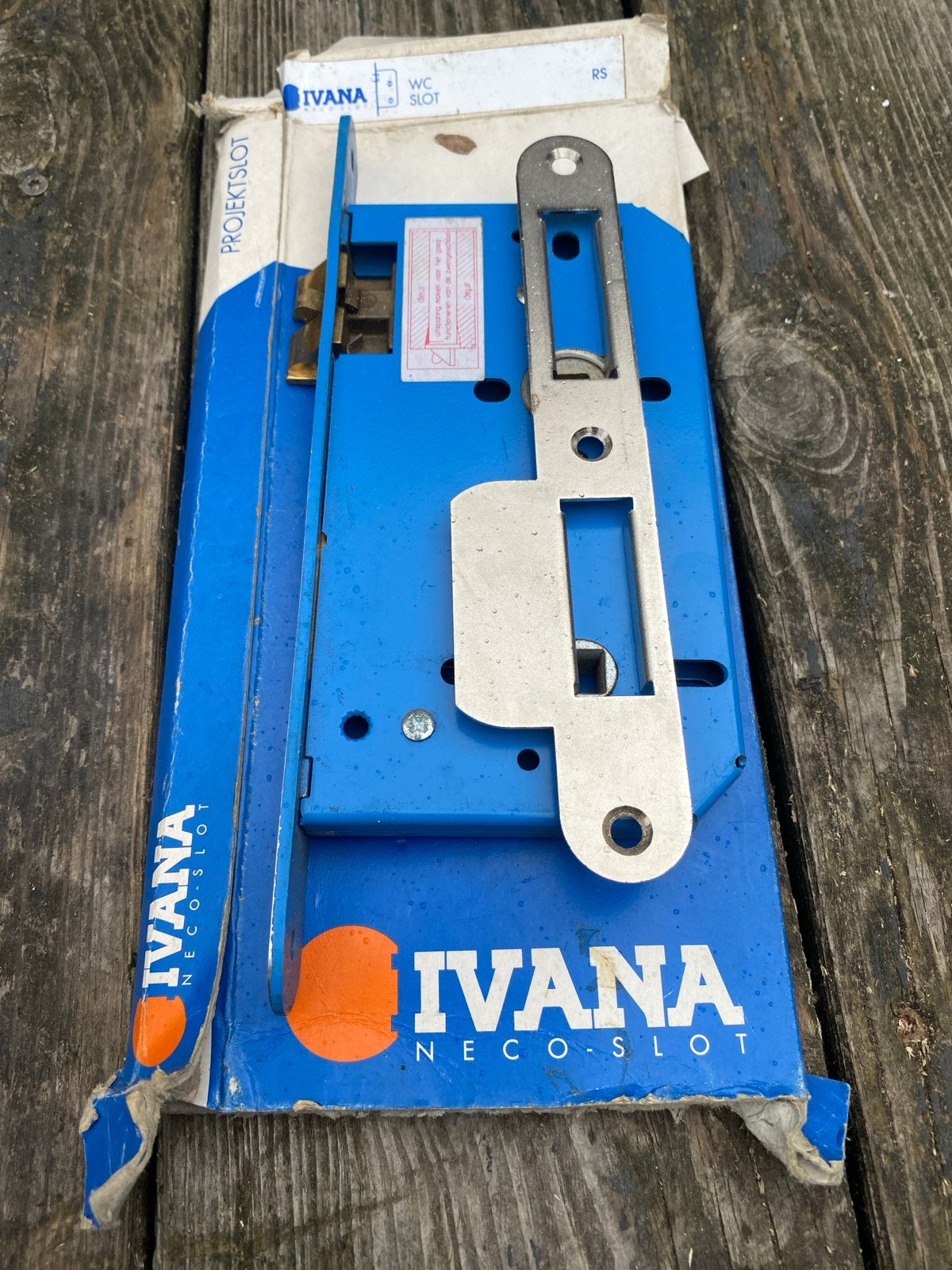 Ivana Neco-Slot WC slot - Nieuw in verpakking, Doe-het-zelf en Verbouw, Ophalen of Verzenden, Nieuw, IJzer, Slot