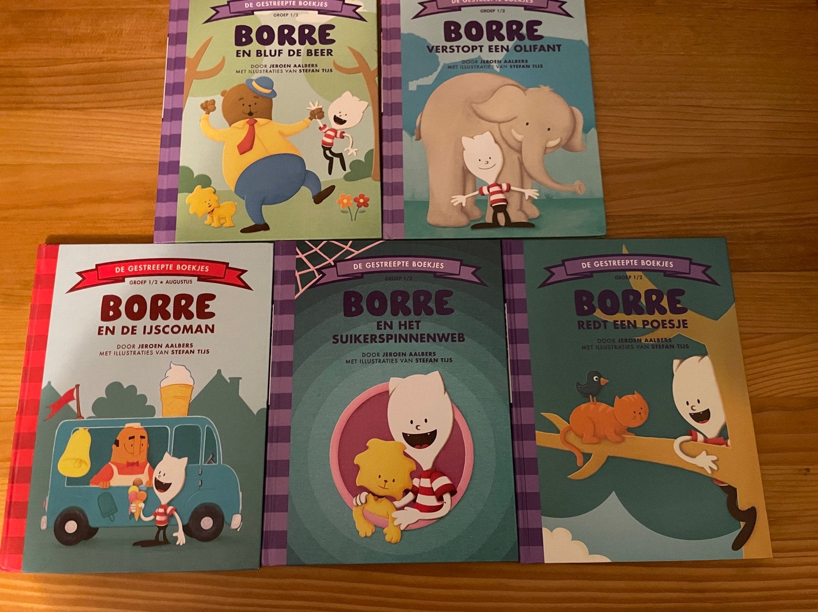 Vijf Borre boekjes voor groep 1/2 - Pica Educatief, Boeken, Kinderboeken | Kleuters, Gelezen, Fictie algemeen, Jongen of Meisje