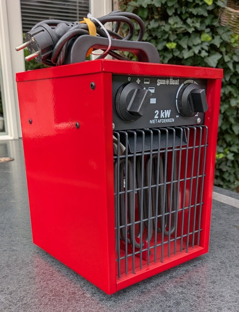 Bouwkachel 2000W in nieuwstaat, 30 tot 80 cm, Kachel, Minder dan 60 cm, Ophalen of Verzenden