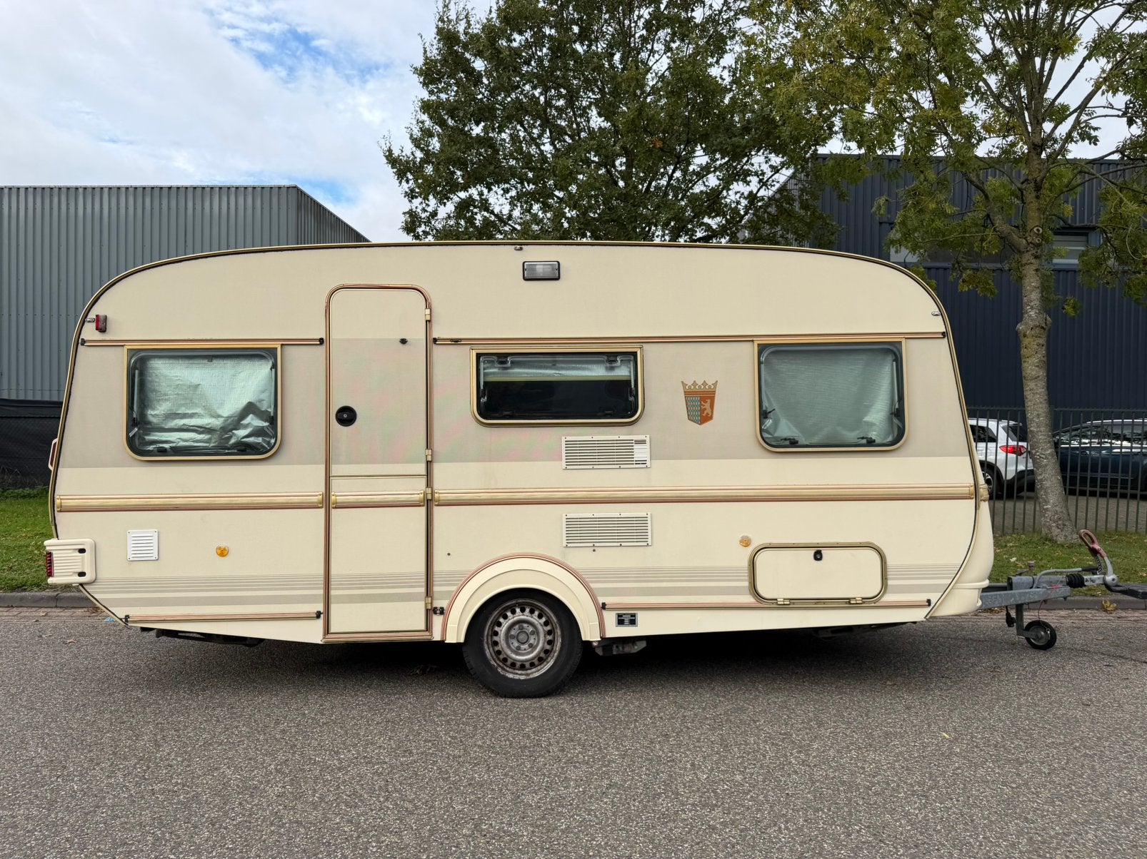 Tabbert comtesse 450, Caravans en Kamperen, Rondzit, Tabbert, Bedrijf, Zonnepaneel