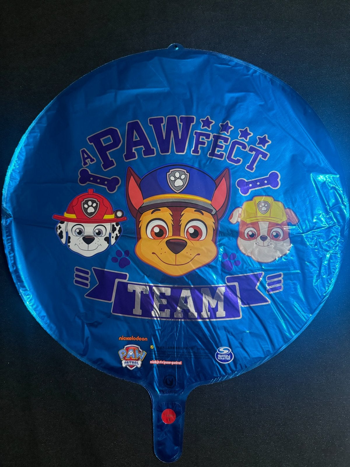 Paw Patrol folie ballon rond 45cm, Hobby en Vrije tijd, Ophalen of Verzenden, Nieuw, Versiering, Verjaardag