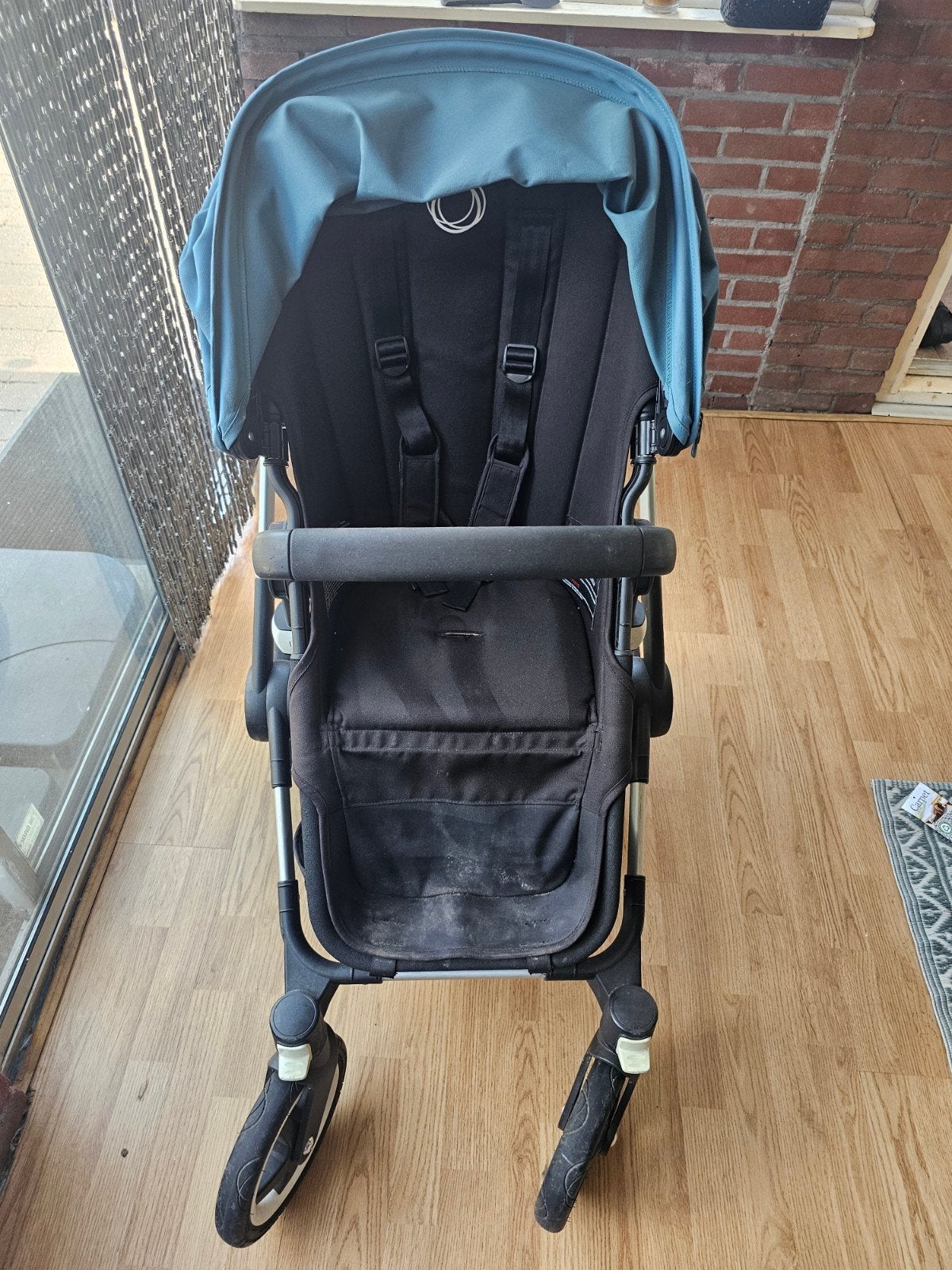 Bugaboo Buffalo patrol blauw, Ophalen