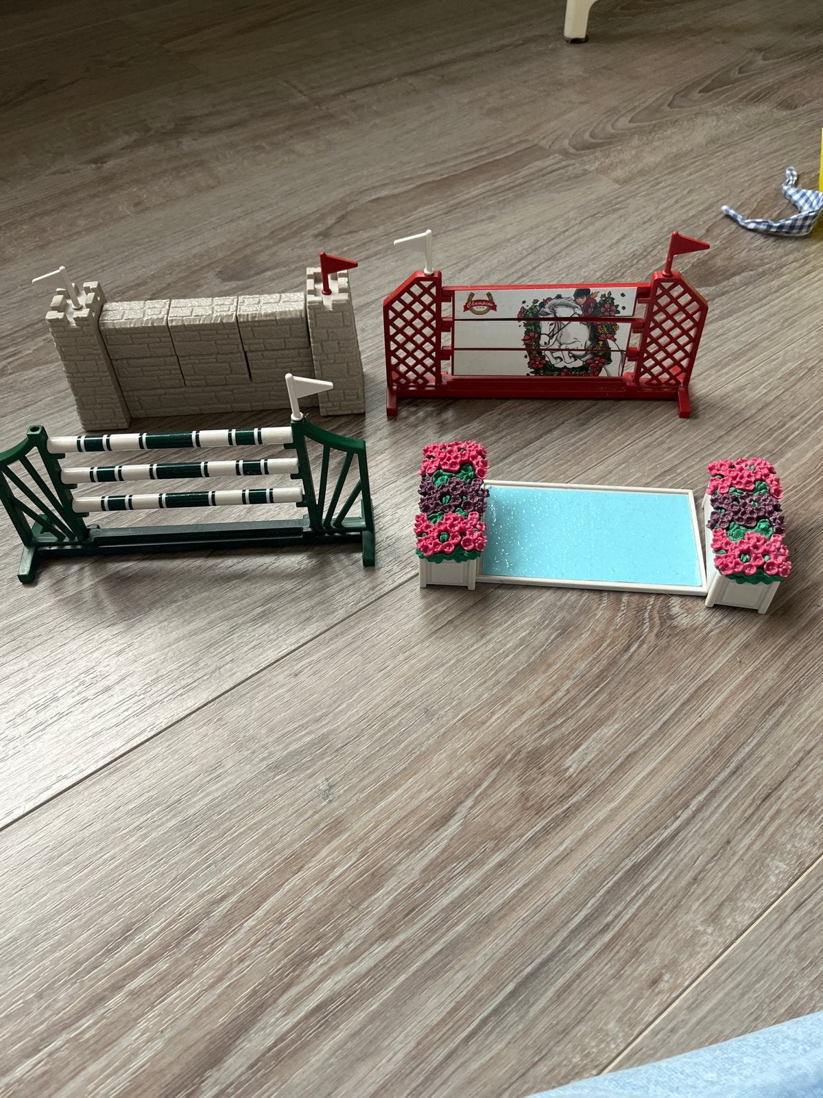 Schleich hindernissen set, Ophalen of Verzenden, Zo goed als nieuw, Jongen of Meisje