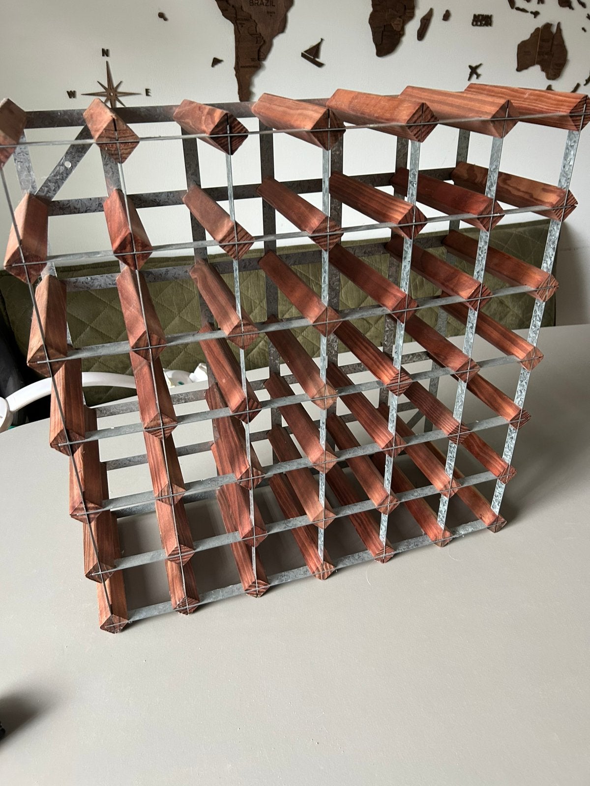 Wijnrek 36stuks, Huis en Inrichting, Woonaccessoires | Wijnrekken, Ophalen, Zo goed als nieuw, Metaal