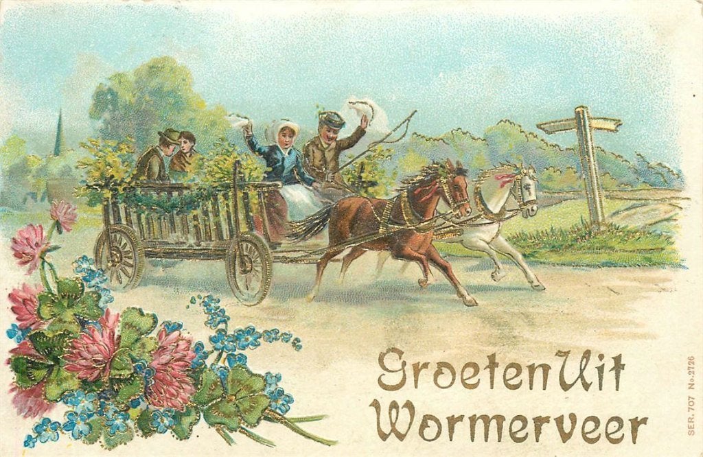 701-317-041 Wormerveer, Ophalen of Verzenden, Voor 1920, Noord-Holland