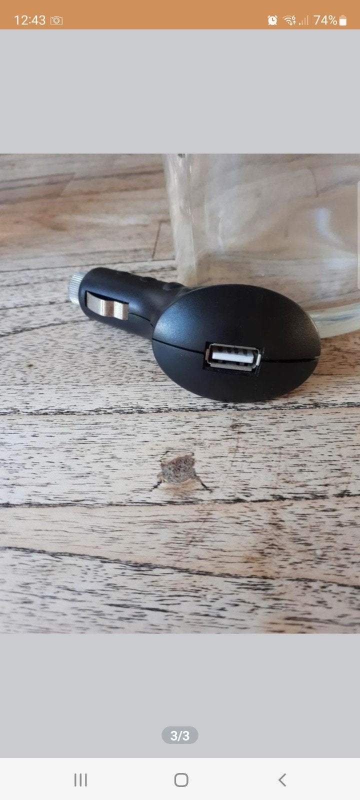 auto sigarettenaansteker usb, Auto diversen, Ophalen, Gebruikt