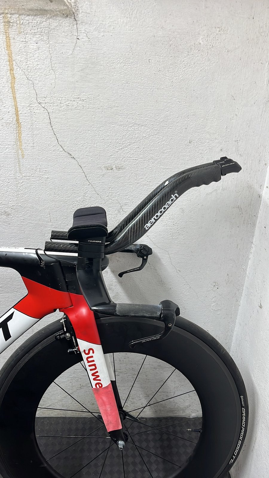 Aerocoach TT Extensions / Angles 45 graden, Fietsen en Brommers, Fietsonderdelen, Ophalen of Verzenden, Zo goed als nieuw