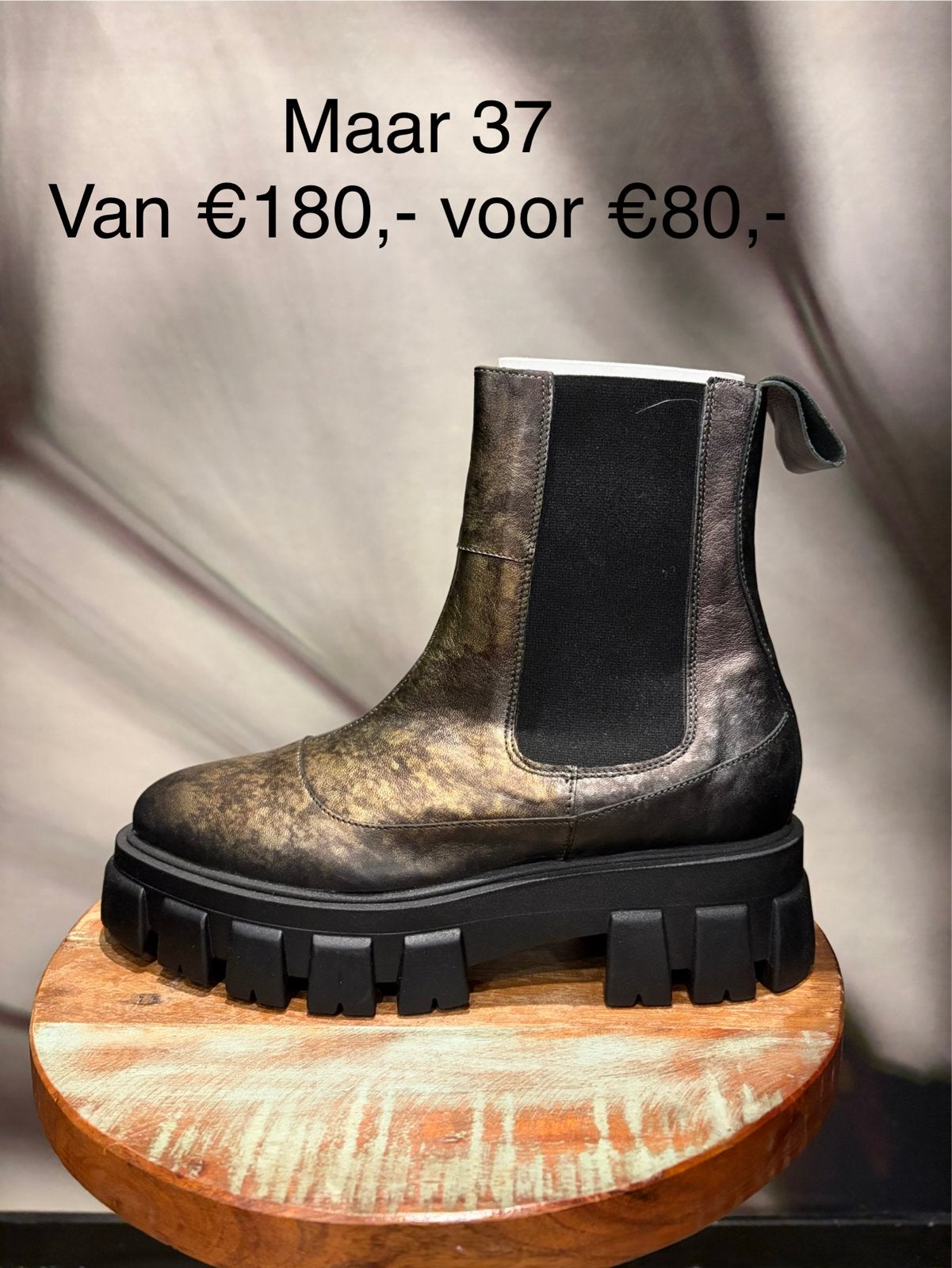 Papucei - Maat 37, Kleding | Dames, Schoenen, Zo goed als nieuw, Lage of Enkellaarzen, Overige kleuren, Ophalen of Verzenden