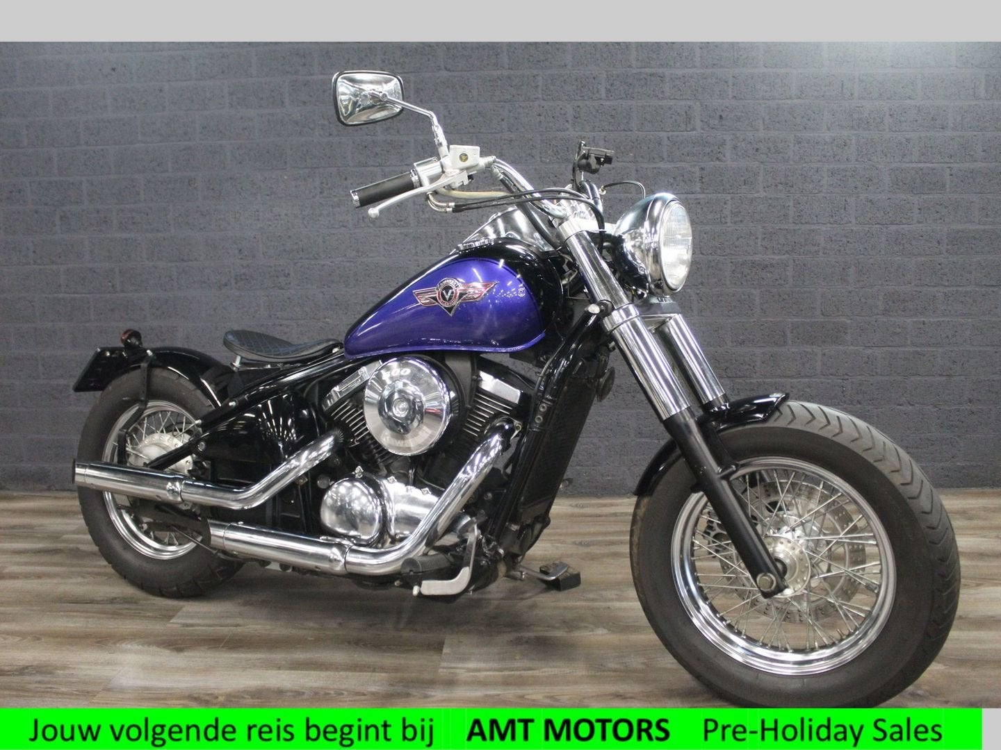 KAWASAKI VN 800 Bobber Classic \'96 VN800 24.279 km Custom, Motoren, 2 cilinders, 805 cc, Chopper, Bedrijf