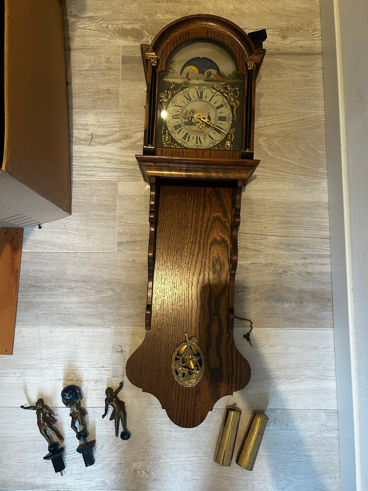 Antieke Friese staartklok - H.B.R. Frisian Clocks, Ophalen