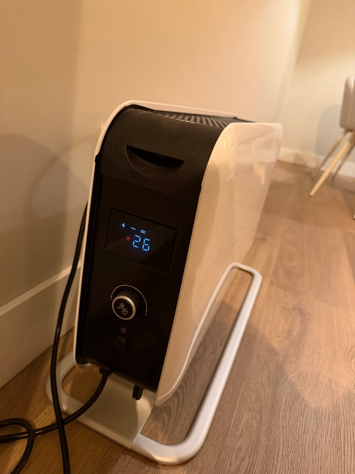 Mill Convectorkachel CO2200LEDMAX - Wit/Zwart, Ophalen, 30 tot 80 cm, Kachel, Zo goed als nieuw