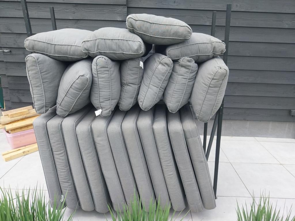 Lounge tuinkussens  met handige verrijdbare trolly, Tuin en Terras, Ophalen