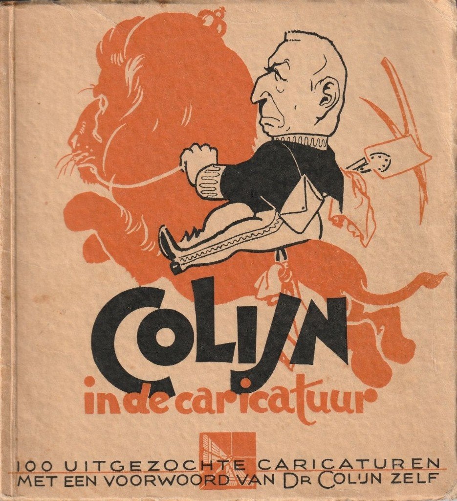 Colijn in de caricatuur, Ophalen of Verzenden, Zo goed als nieuw, Nederland