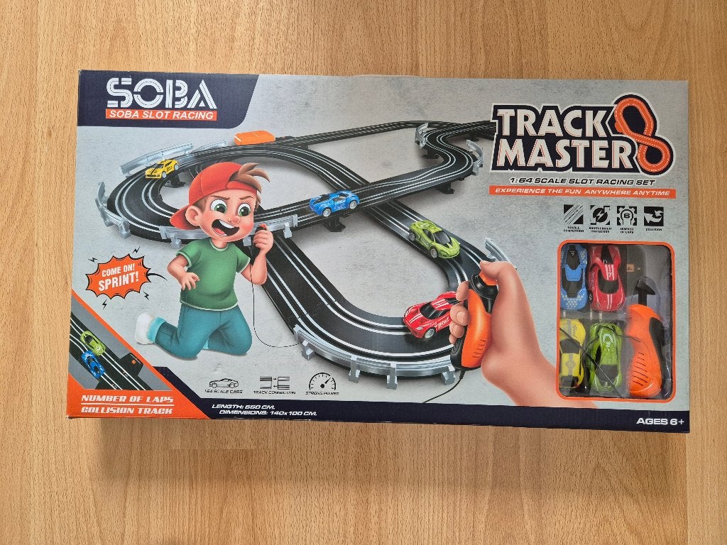 Racebaan SOBA Slot Racing Track Master (560 cm), Ophalen, Zo goed als nieuw
