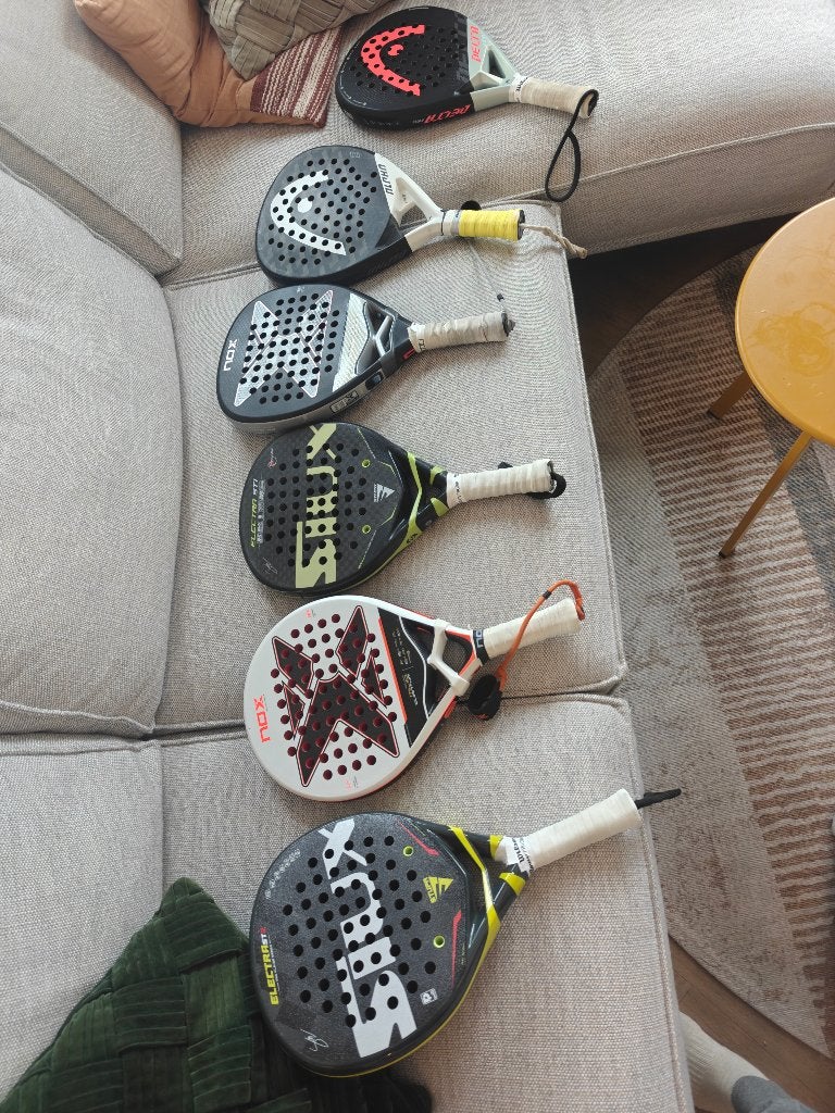Padel rackets, Ophalen of Verzenden, Gebruikt