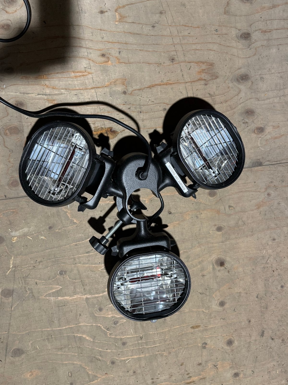 Elektrische Terrasverwarmer met Licht - 1500W, Elektrisch, Plafond, Draaibaar, Ophalen of Verzenden