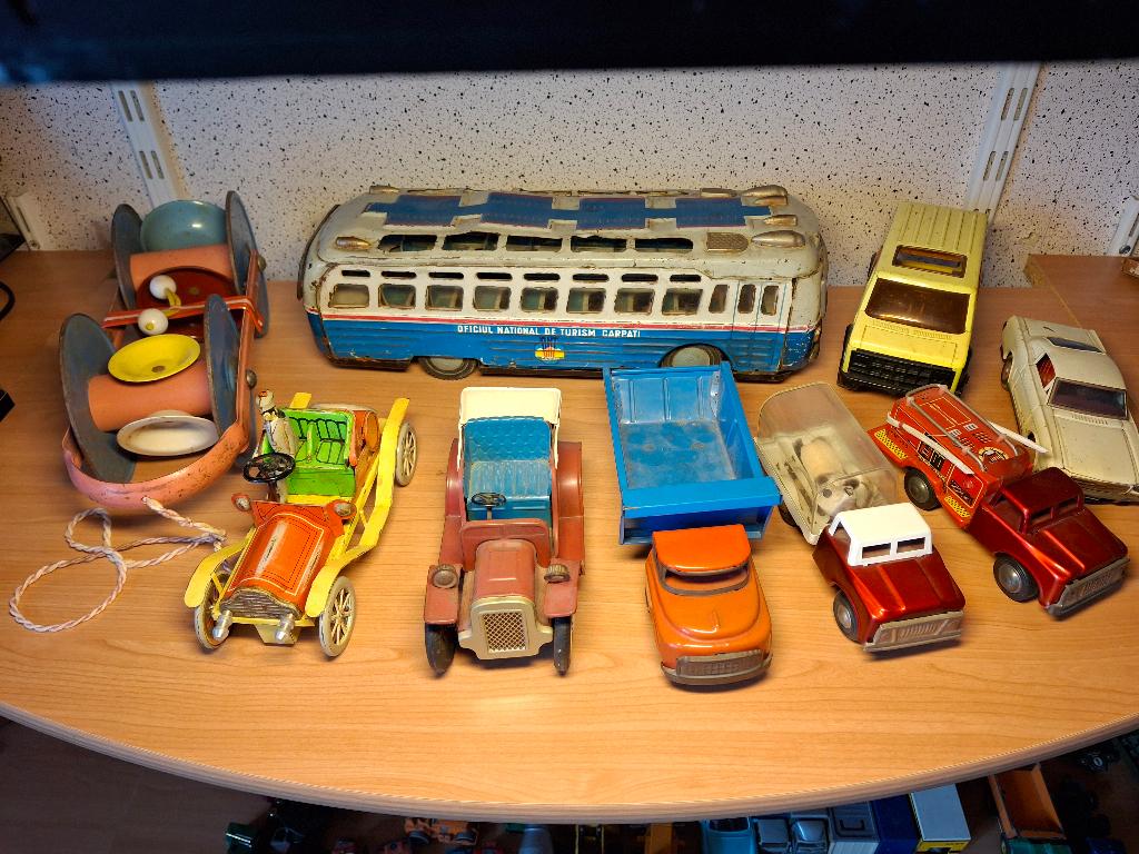 vintage blikken speelgoed9 stuks, Ophalen of Verzenden