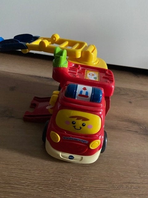 VTech Toet Toet Auto's Brandweerwagen met ladder, Kinderen en Baby's, Ophalen of Verzenden, Gebruikt, 2 tot 4 jaar