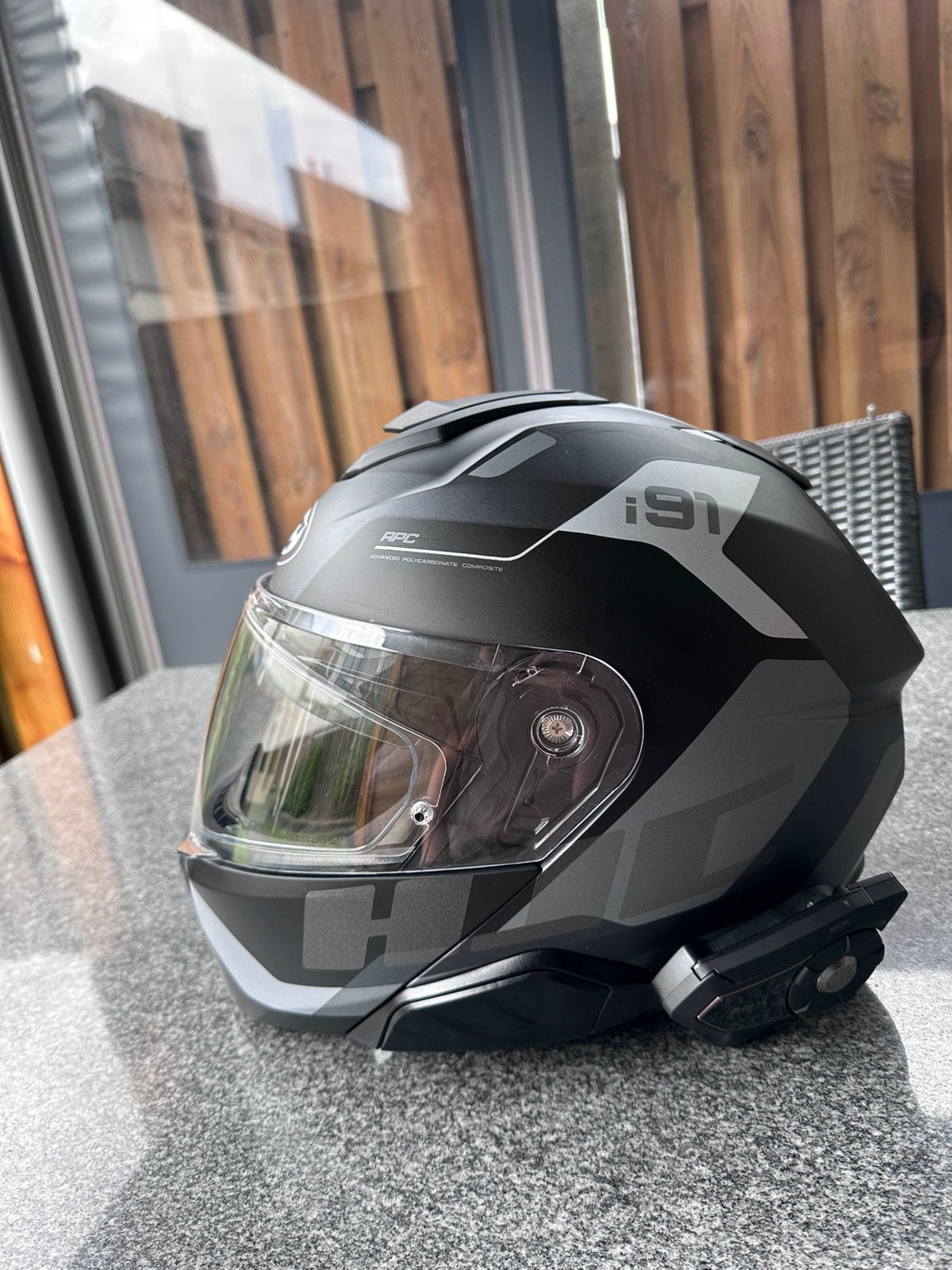 HJC i91 Carst MC5SF – zo goed als nieuw - systeemhelm maat L, Motoren, Kleding | Motorhelmen, Systeemhelm, Dames, HJC, Ophalen of Verzenden