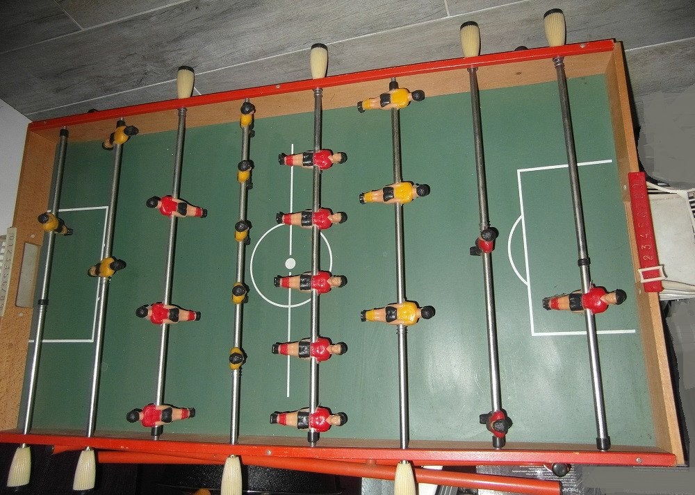 voetbaltafel, Ophalen, Gebruikt