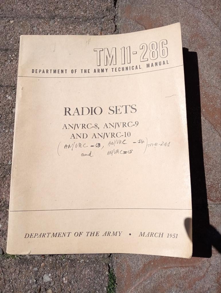 Tm 11-286, Verzamelen, Militaria | Algemeen, Ophalen of Verzenden, Landmacht, Amerika