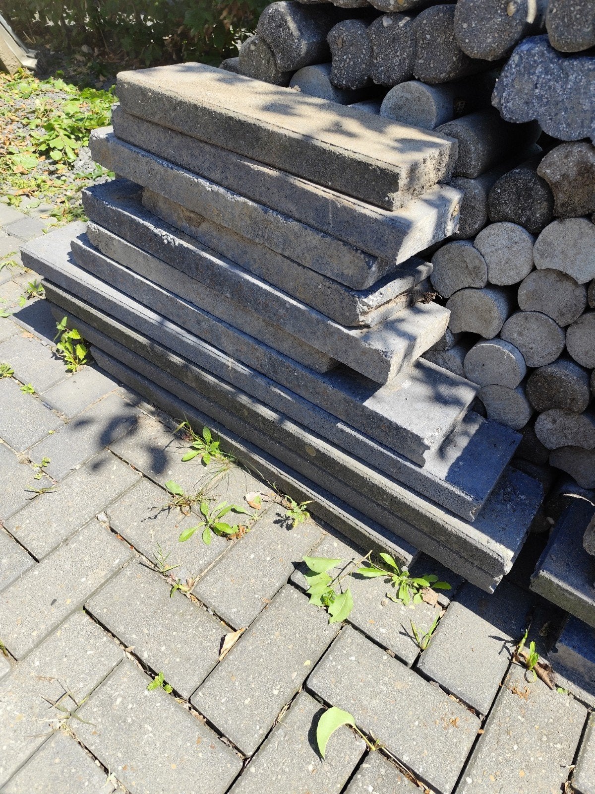 Gratis ophalen opsluitbandjes., Ophalen, Gebruikt, Beton, Overige typen