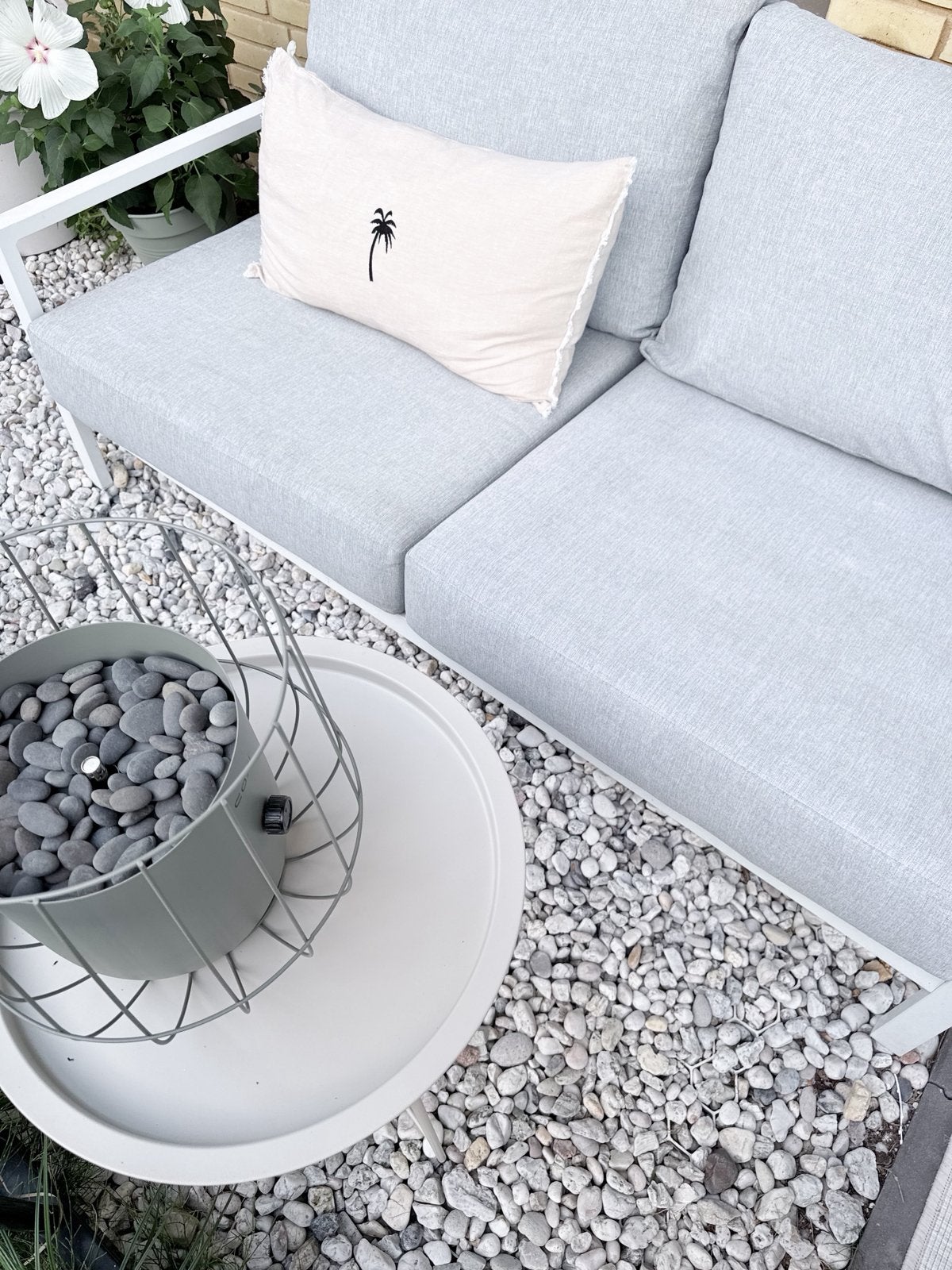 Heerlijke 2 persoons loungebank met All-weather kussens, Ophalen, Gebruikt, Overige materialen