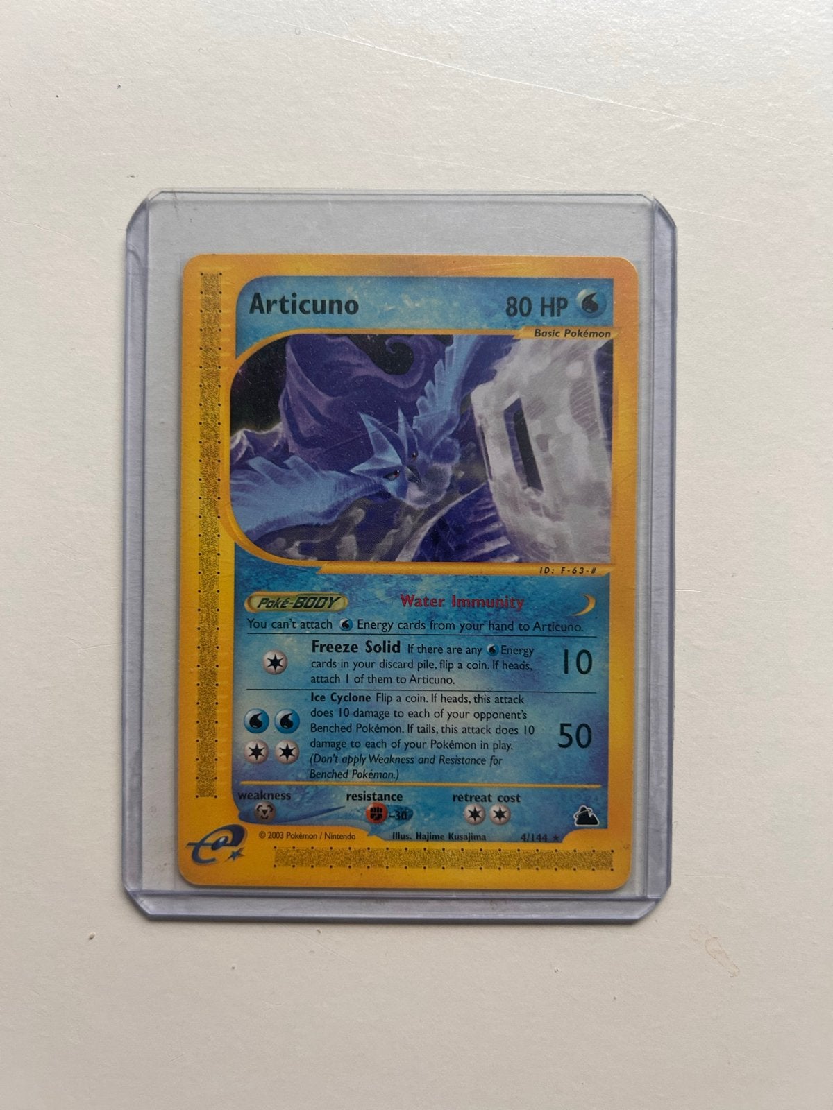 Pokémon Articuno Kaart - Wizards of the Coast, Ophalen of Verzenden, Gebruikt, Losse kaart