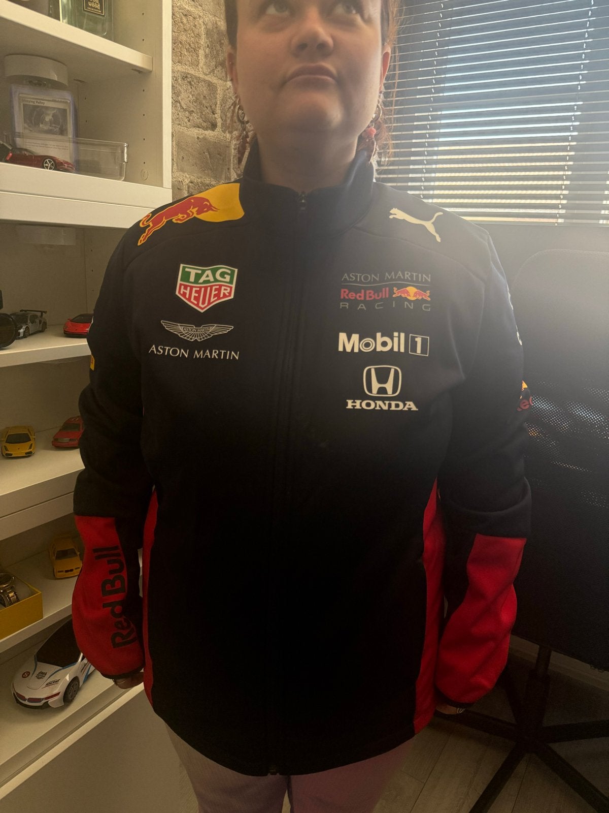 Max Verstappen Red Bull Softshell Jas Maat M, Ophalen of Verzenden, Nieuw, Maat 38/40 (M), Rood