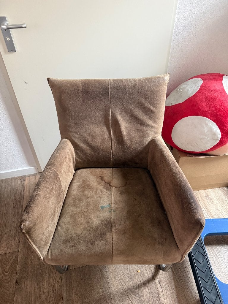 Stoel, Huis en Inrichting, Ophalen, Gebruikt, Leer, Eén