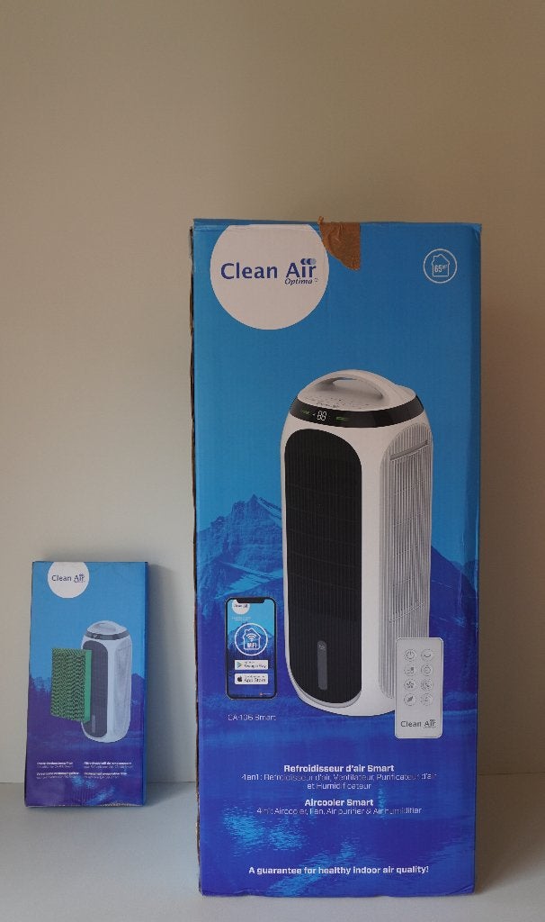 AIRCO Clean Air Optima ventilator luchtfliter in 1 CA-106, Ophalen, 3 snelheden of meer, Koelen en Ontvochtigen, Afstandsbediening