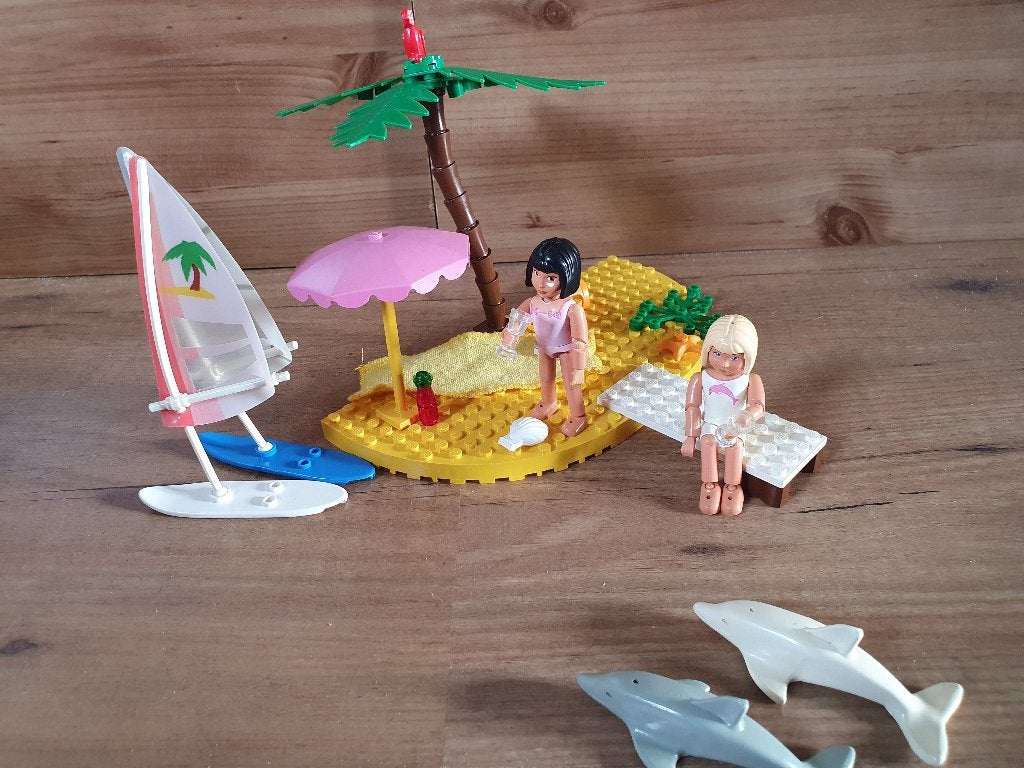 Belville lego surfen bij het strand, Gebruikt, MOC (eigen creatie), Overige thema's, Lego