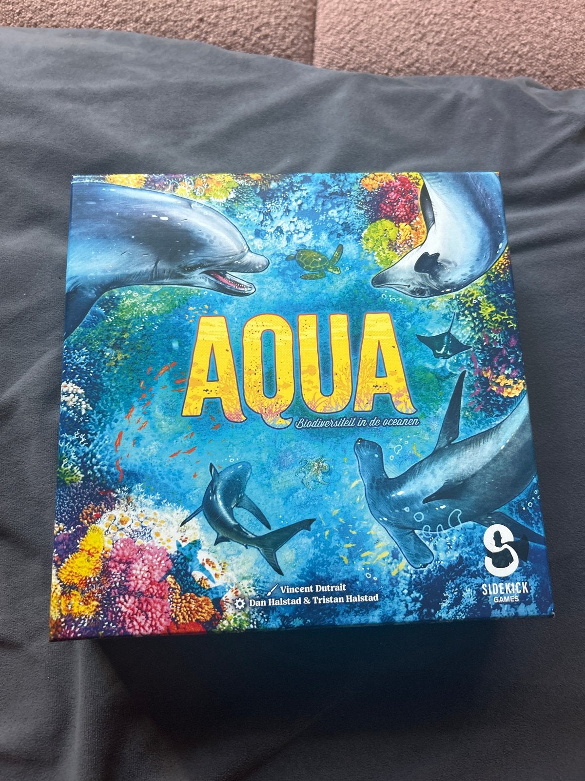 Aqua: Biodiversiteit in de oceanen - Bordspel, Ophalen of Verzenden, Zo goed als nieuw