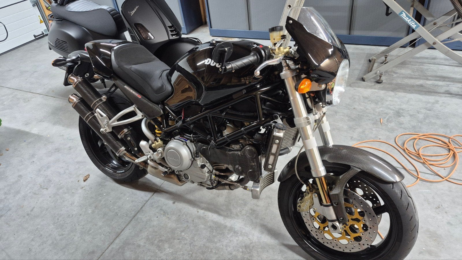 Ducati S4R 8dkm !, 2 cilinders, Sportuitlaat, Motorrijbewijs A, Gebruikt