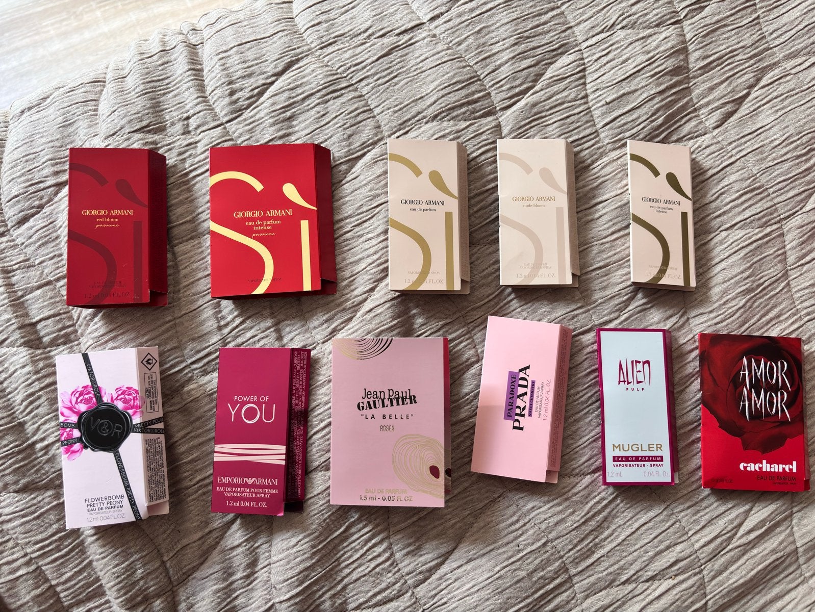 11 Luxe Parfumsamples: Armani, Prada, Mugler, JPG, V&R, Ophalen of Verzenden, Nieuw