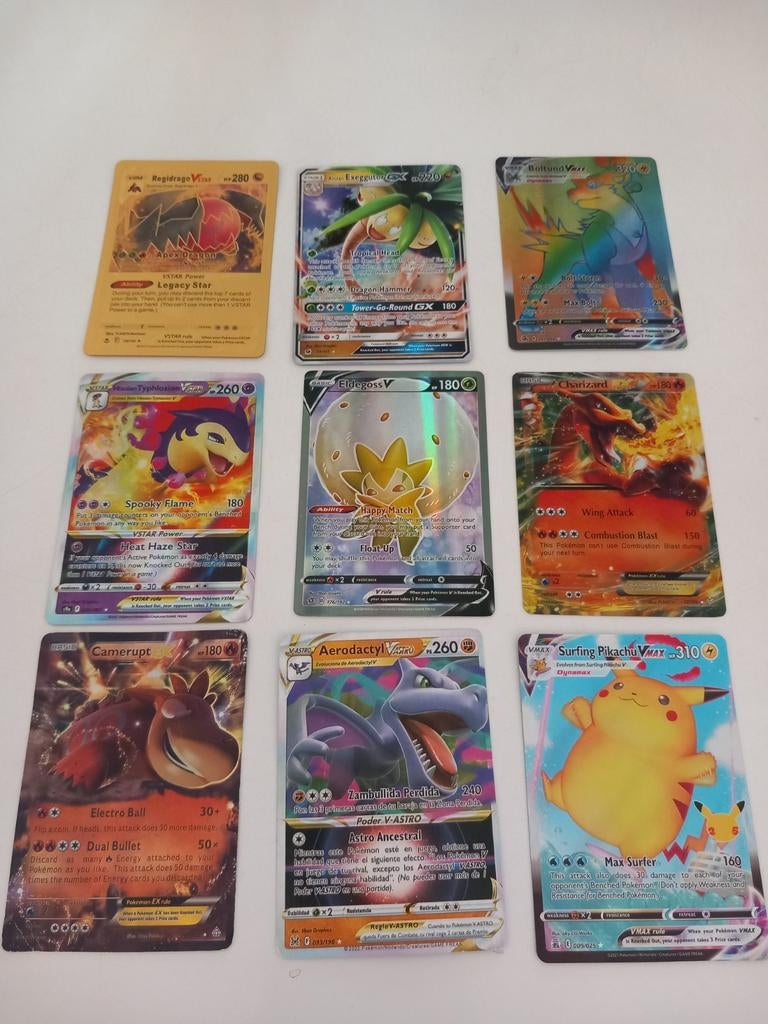 Pokémon kaarten - Diverse zeldzame kaarten, Ophalen of Verzenden, Gebruikt, Meerdere kaarten, Foil
