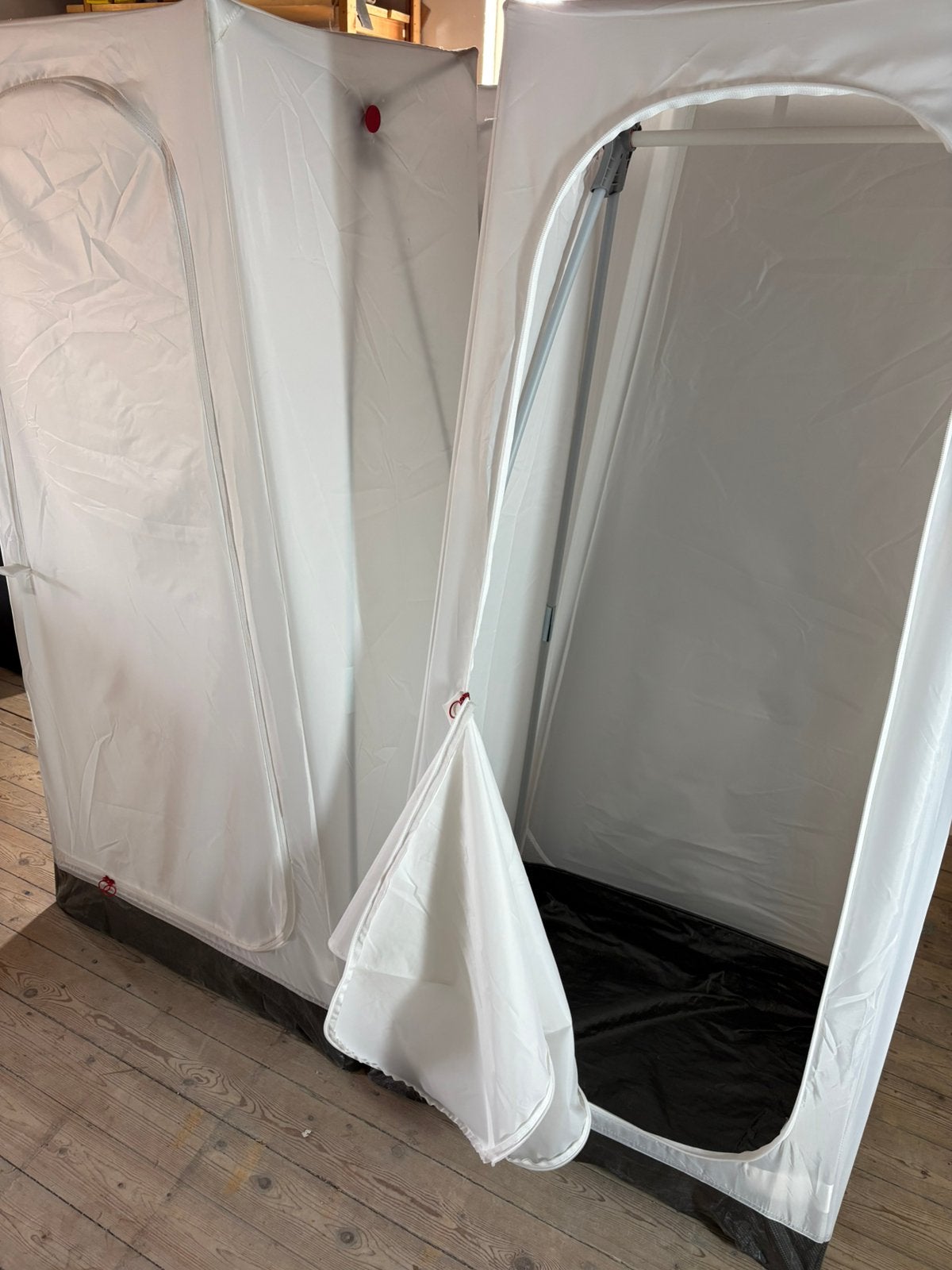 Ikea Vuku kledingkast tent 2x, Verzenden, Zo goed als nieuw, 50 tot 75 cm, Minder dan 100 cm