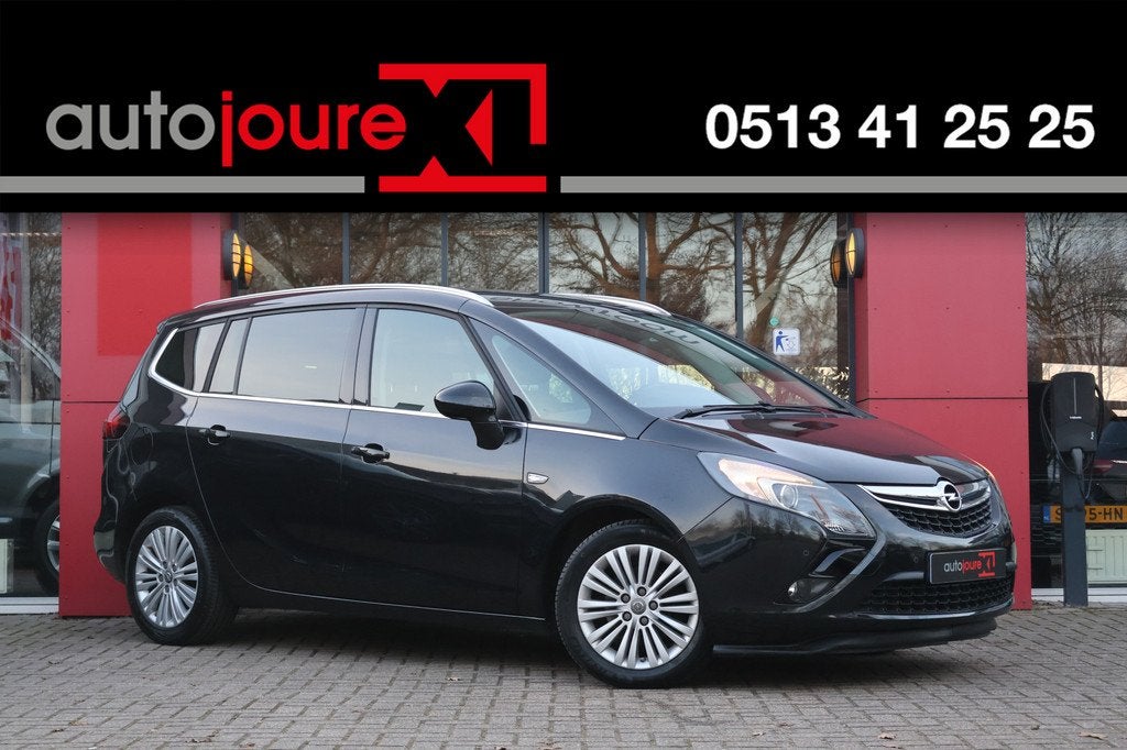 Opel Zafira Tourer 1.4 Edition 7-pers | Origineel NL | Cruis, Gebruikt, 4 cilinders, 7 stoelen, Zwart