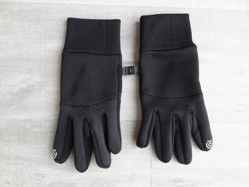 Zwarte Grip Handschoenen Met Touch-Vinger >Snelle Verzending, Ophalen of Verzenden, Zo goed als nieuw, Handschoenen