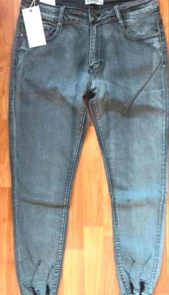 Nieuwe grijze stretch denim broek 44-46, Verzenden, Overige jeansmaten, Nieuw, G-Smack