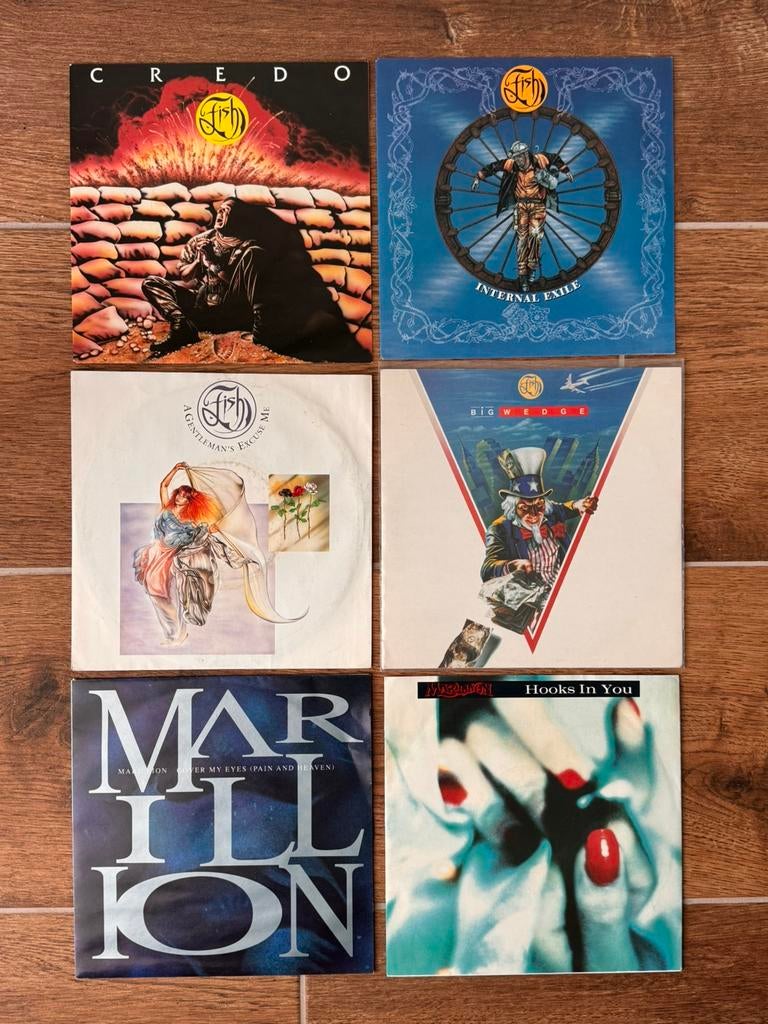 Vinyl 7” Marillion & Fish, Ophalen of Verzenden