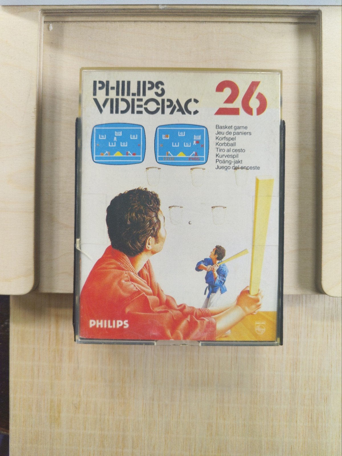 Philips Videopac 26: Basket Game, Gebruikt, 1 speler, Ophalen of Verzenden, Vanaf 3 jaar